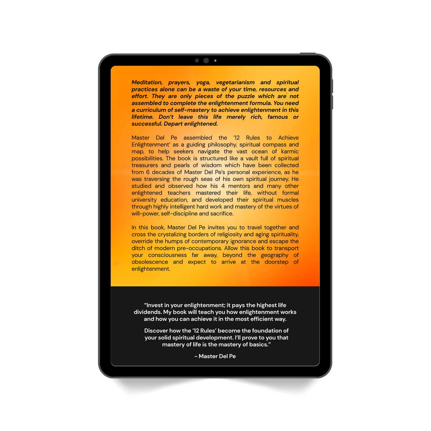 12 Rules to Achieve Enlightenment (ebook)